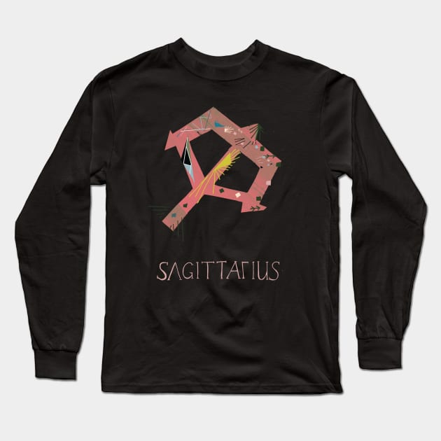 sagittarius Long Sleeve T-Shirt by nosheendesigns